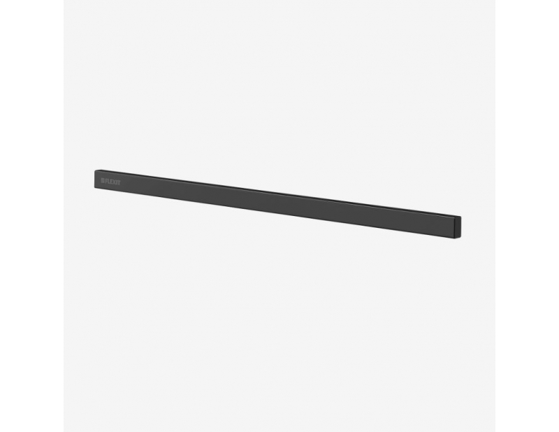 Priekinis uždengimas Slimline KS3, juodas